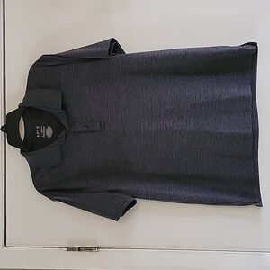 Gray & Black Polo